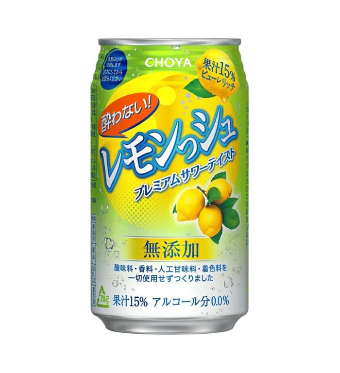 CHOYA LEMON SODA NON-ALCOHOLIC LEMONSHU