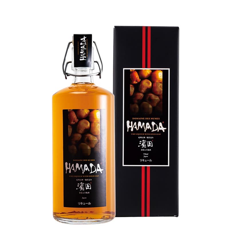 HAMADA UME LIQUEUR WITH GOLD LEAF 2 - Umeshuthai 梅酒タイ ร้านขายเหล้าบ๊วย และเหล้าผลไม้