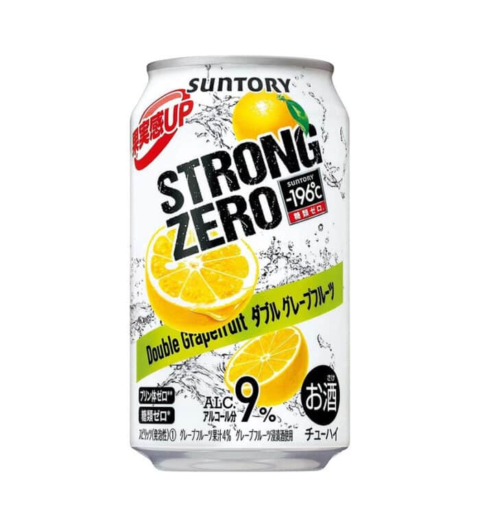 SUNTORY -196℃ STRONG ZERO DOUBLE GRAPEFRUIT