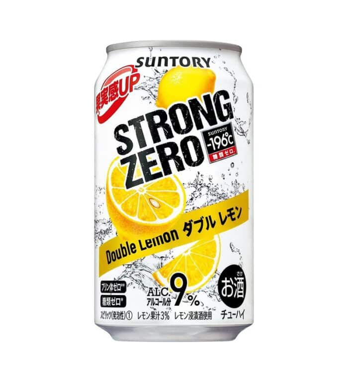 SUNTORY -196℃ STRONG ZERO Double Lemon