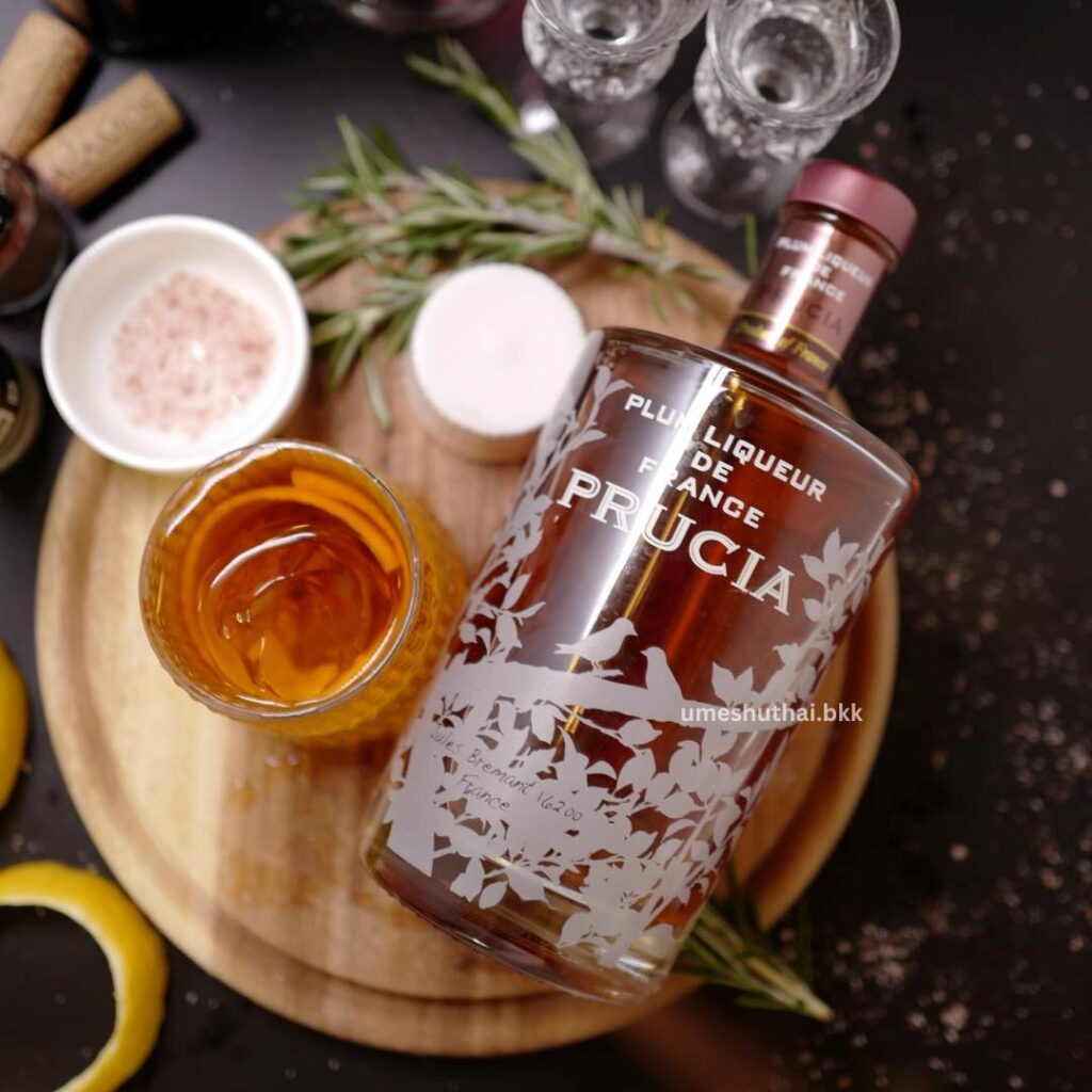 PRUCIA PLUM LIQUEUR DE FRANCE12 - Umeshuthai 梅酒タイ ร้านขายเหล้าบ๊วย และเหล้าผลไม้